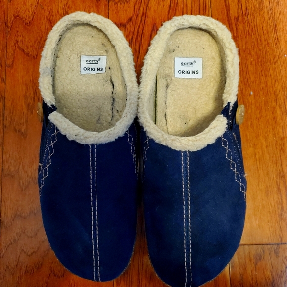 Earth Origins Shoes Earth Origins Suede Shearling Clogs Size 85